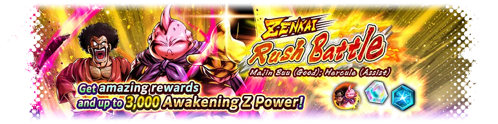 ZENKAI Rush Battle - Majin Boo (Unterstützung: Mr. Satan) -