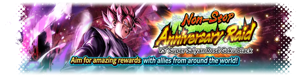 Non-Stop-Jubiläumsraid vs. Super-Saiyajin Rosé: Goku Black