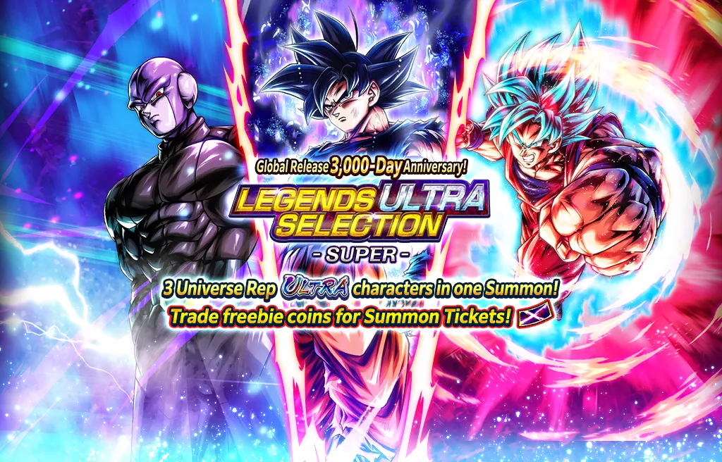 3000-tägiges-Jubiläum der weltweiten Veröffentlichung! LEGENDS ULTRA SELECTION - SUPER -